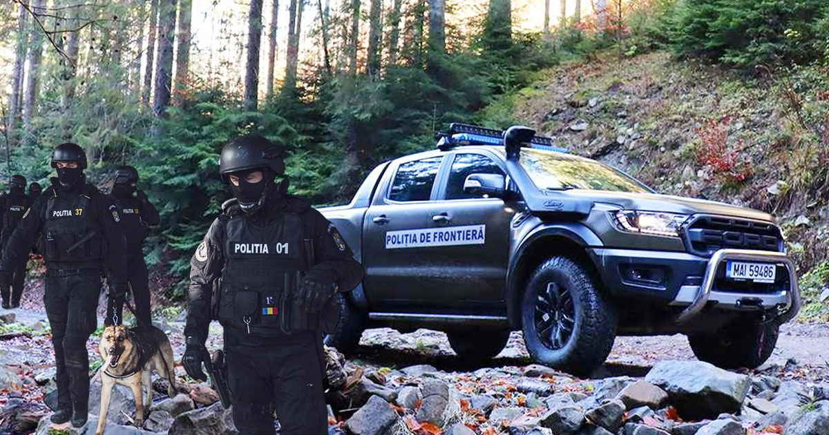 La vederea jandarmilor, un sătmărean și trei femei au fugit în pădure dintr-un BMW
