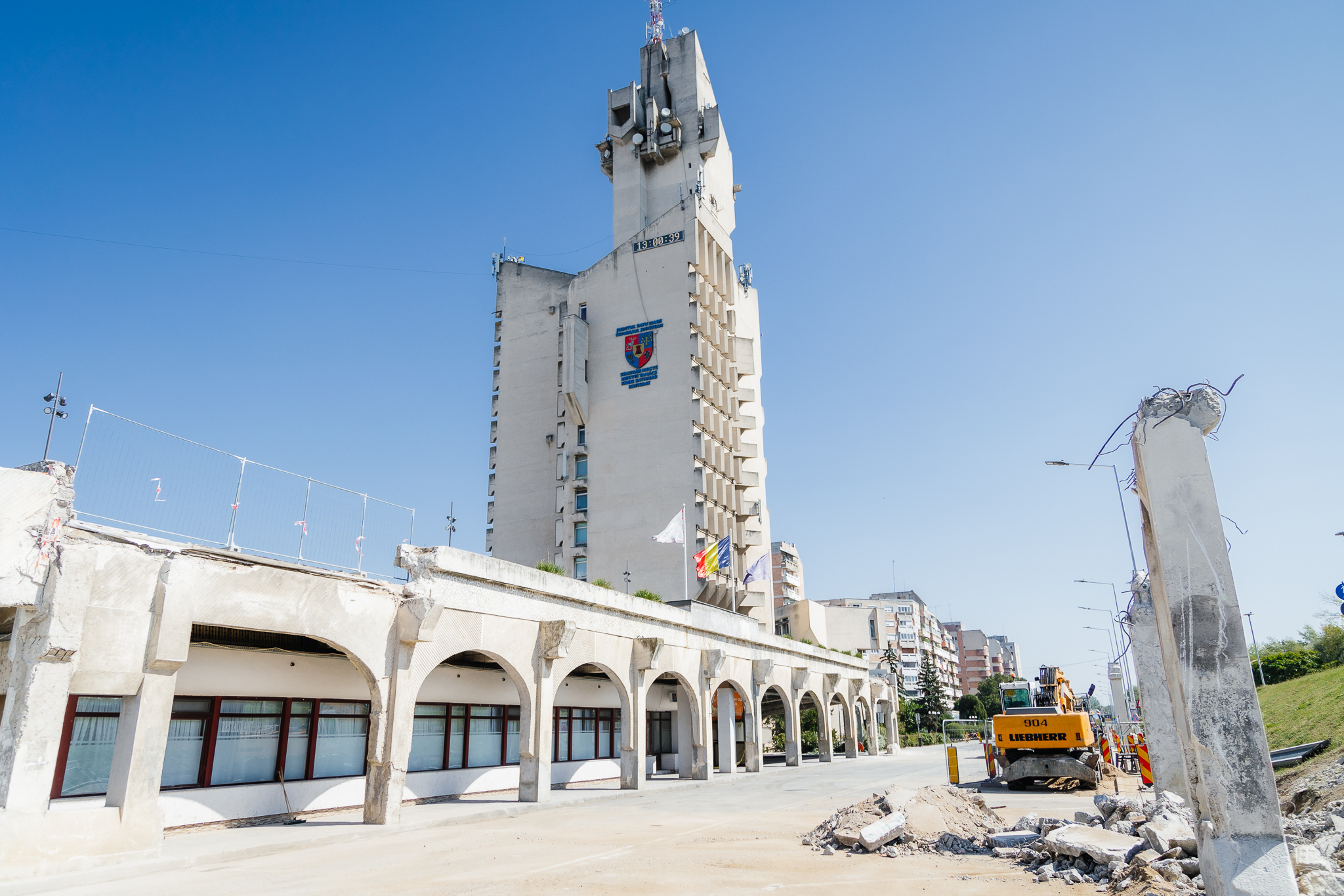 FOTO. Cum arată bulevardul Transilvania fără pasarele. Traficul se redeschide astăzi