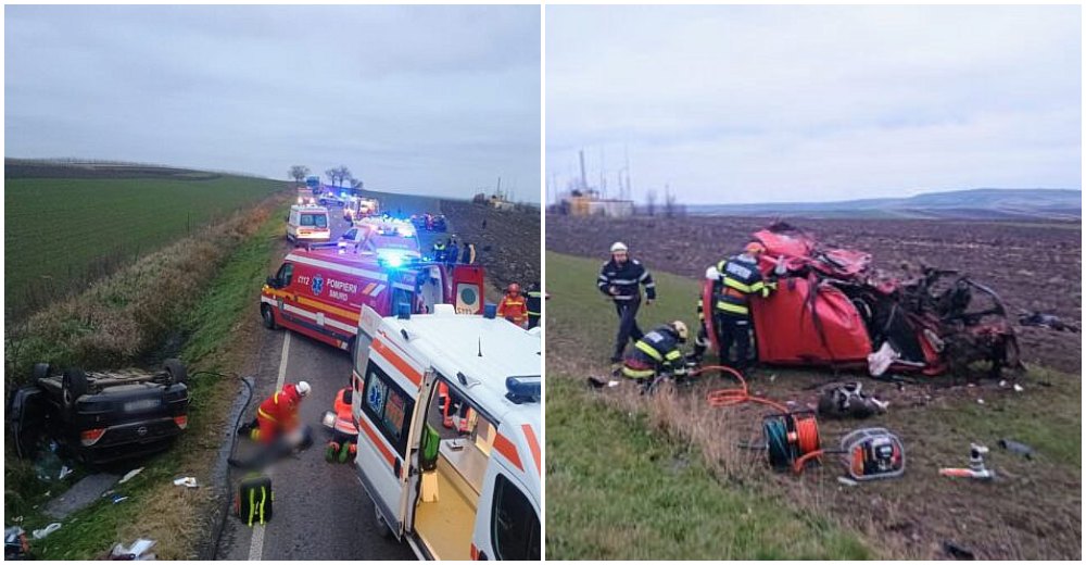 FOTOGALERIE. Accident cu 4 morți în țară. Alți doi copii sunt în stare gravă