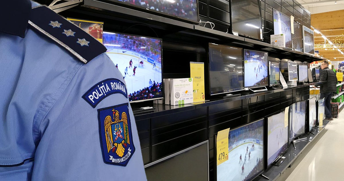 Cum se fură telefoanele din magazinele de specialitate, în municipiul Satu Mare