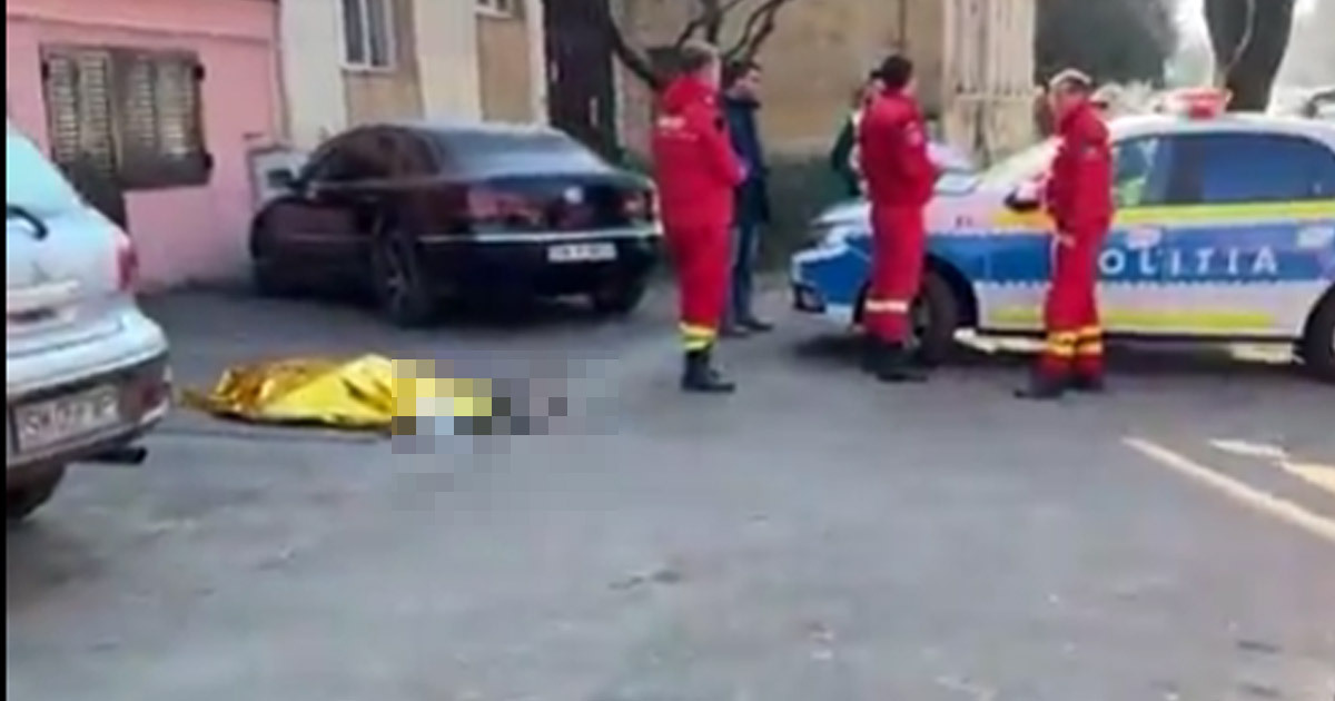 FOTO/VIDEO. Bărbatul găsit decedat în Satu Mare s-a aruncat de pe bloc