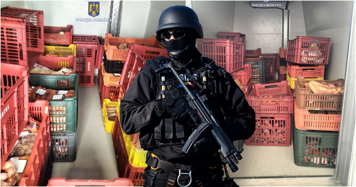 FOTO. Patroni de carmangerii din Satu Mare, audiați la Poliție! S-au confiscat 12 tone de carne