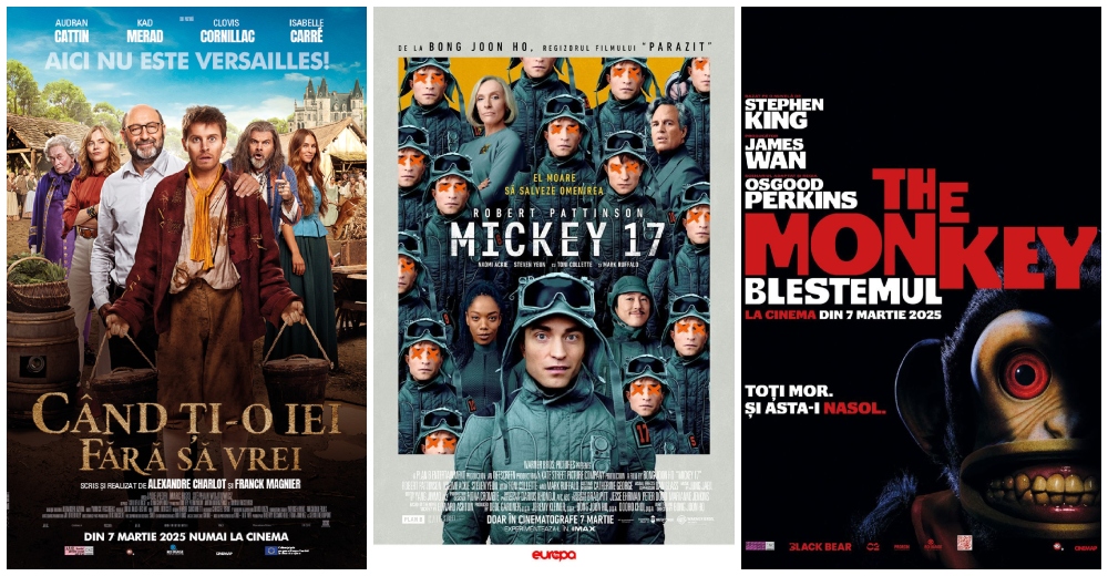 Ce filme noi vedem la Cineplexx Satu Mare din 7 martie. PREMIERELE SĂPTĂMÂNII