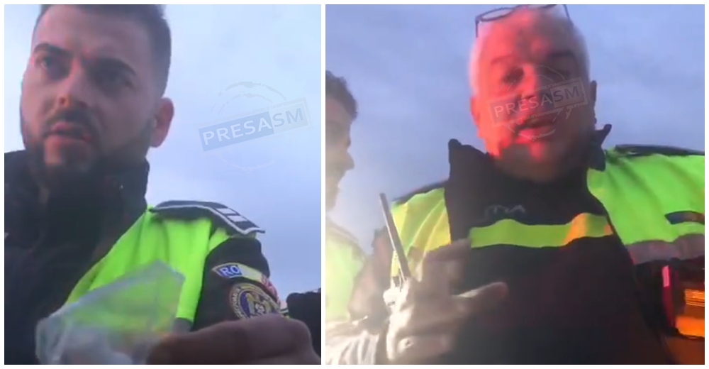 VIDEO. Dialog halucinant între un șofer ”suveranist” din Satu Mare și polițiștii rutieri pe DN19
