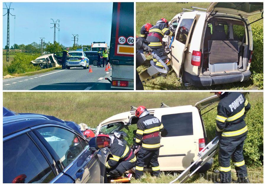 FOTO/VIDEO. O șoferiță a produs accidentul mortal de pe DN19, Oradea - Satu Mare