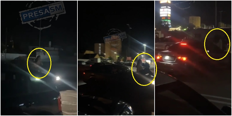 VIDEO. Polițiștii l-au identificat și ”premiat” pe tânărul care și-a plimbat prietena pe capota mașinii, în Satu Mare