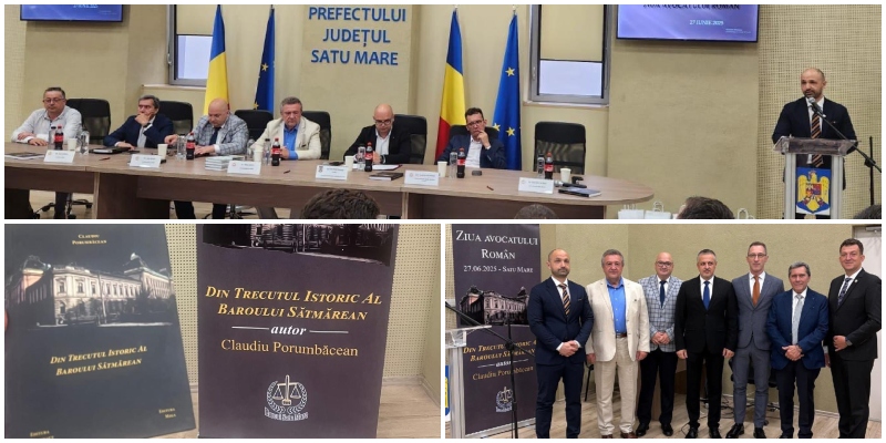 Eveniment festiv la Satu Mare: Lansarea monografiei Baroului, omagiu adus profesiei de avocat