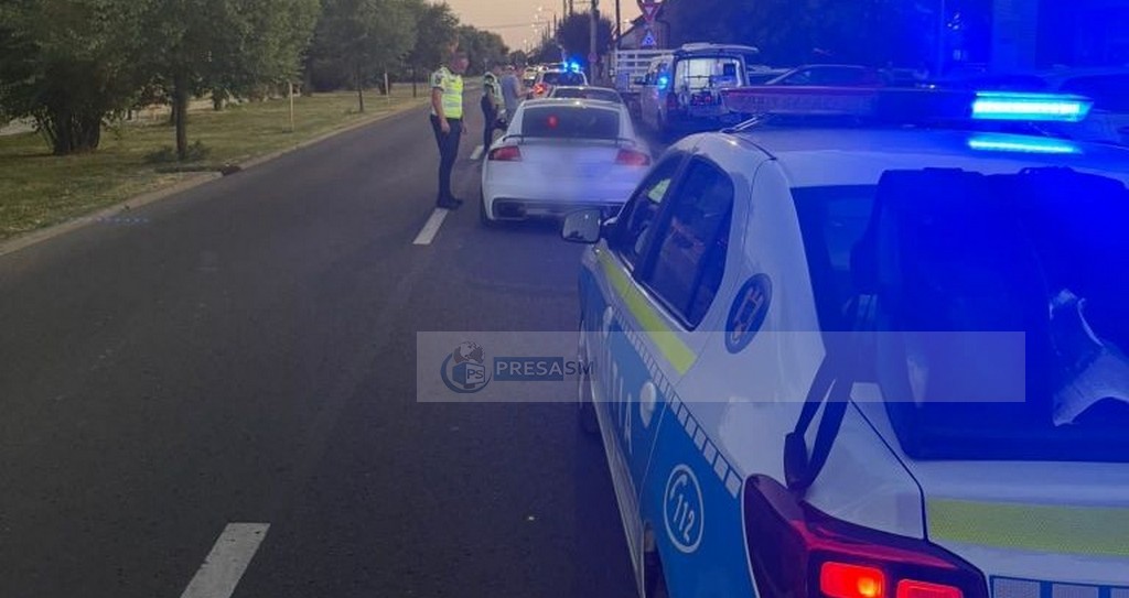 Polițiștii sătmăreni l-au tras pe dreapta. După verificări i-au făcut dosar penal