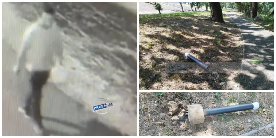 FOTO/VIDEO. Cine este tânărul care a vandalizat malul Someșului. Decizie clară a Primăriei!