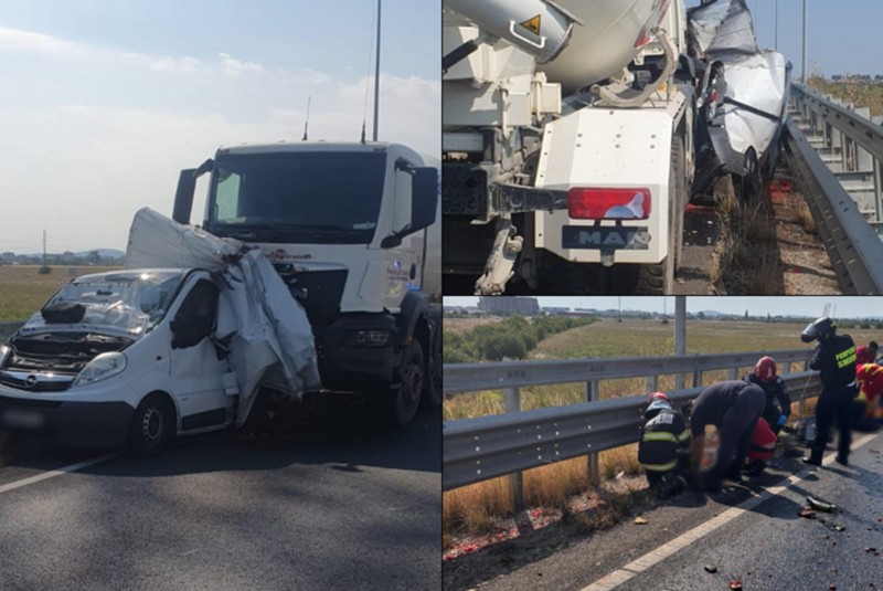 FOTO. Accident mortal în județul vecin. Pietoni loviți de un TIR