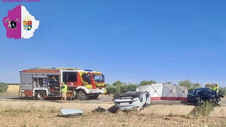 FOTO. Cinci morți, printre care 3 copilași ai unei familii de români, într-un tragic accident