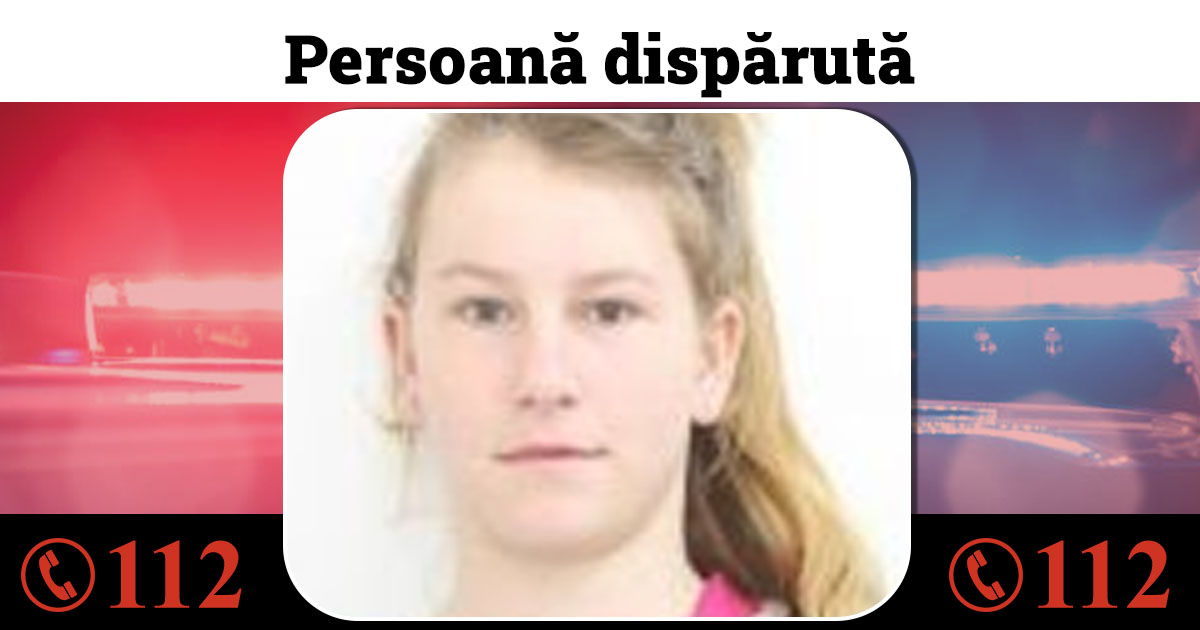 FOTO. Bianca (14 ani) din Carei a dispărut de acasă! Polițiștii cer sprijinul populației
