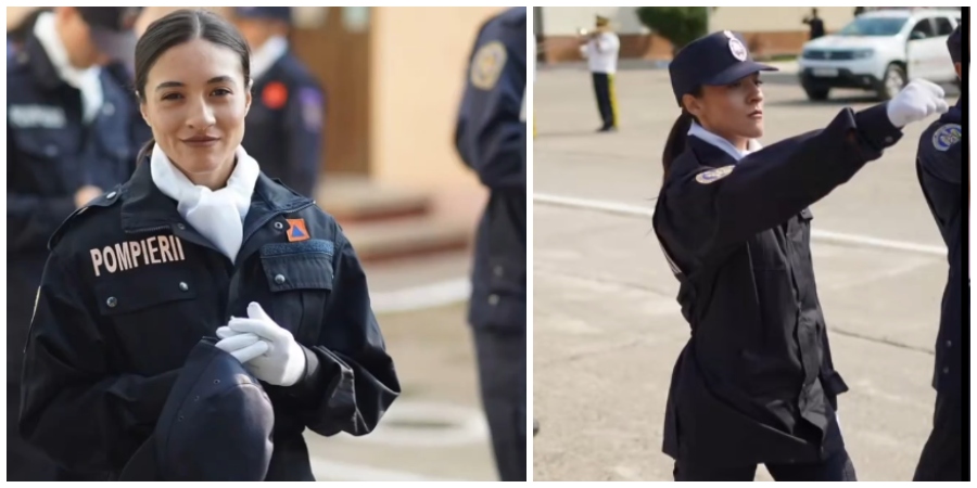 FOTO. Prima femeie din Satu Mare admisă la Școala de Subofițeri Pompieri. FELICITĂRI!