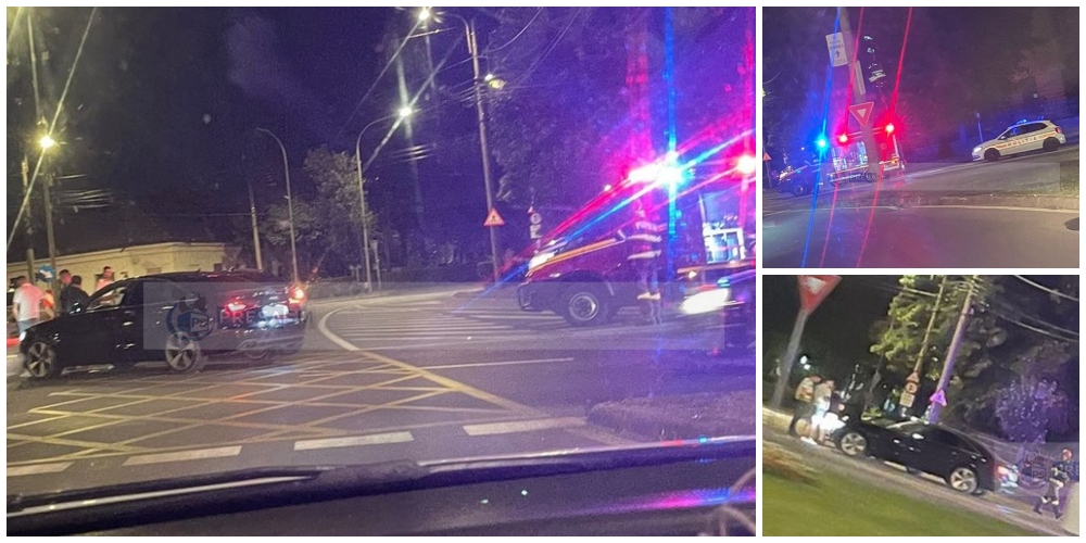 FOTO. Accident în față la Finanțe. Descarcerarea și Poliția la fața locului