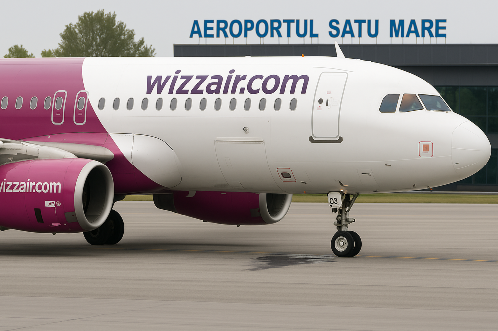 ULTIMĂ ORĂ. Tensiuni pe Aeroportul Satu Mare. Avion interzis la decolare, suspiciuni de defecțiune tehnică