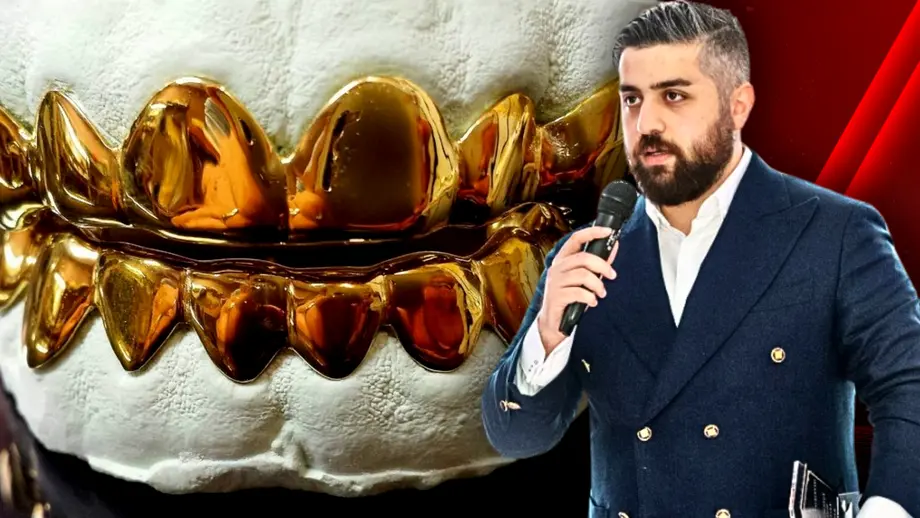 Cuplu din Satu Mare, zâmbet de aur la propriu! A plătit 100.000 $ pentru cea mai extravagantă dantură din România