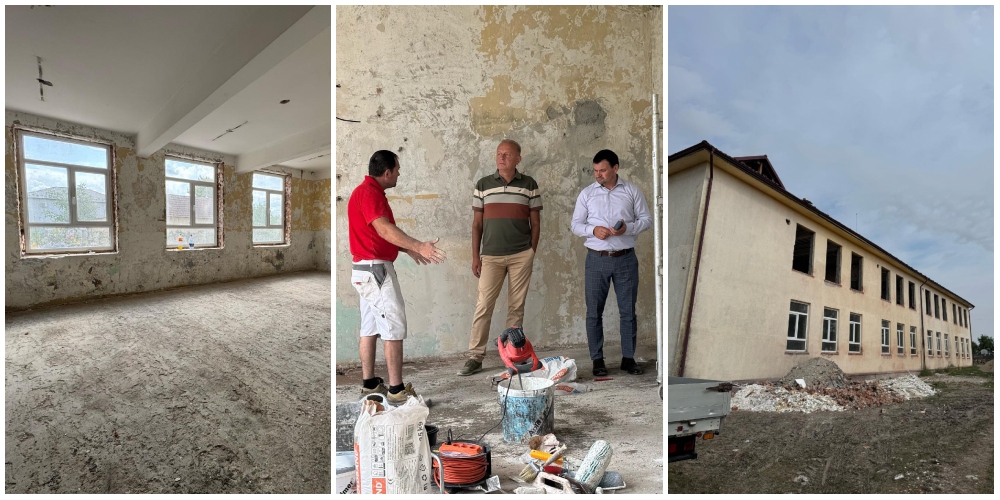 Primăria Ardud face ample lucrări de modernizare la Școala Gimnazială Mădăras, pentru un început de an școlar în condiții moderne