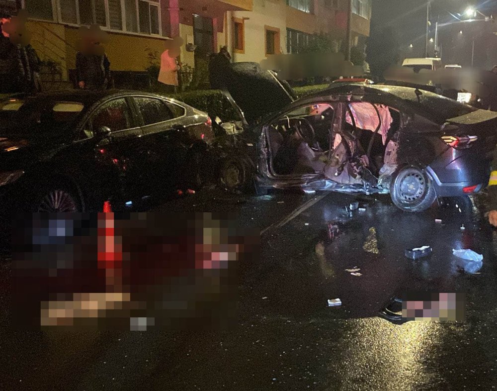 FOTO/VIDEO. Accident cumplit în țară. Tânăr de 18 ani, ucis chiar de mașina de ridesharing chemată să-l ia