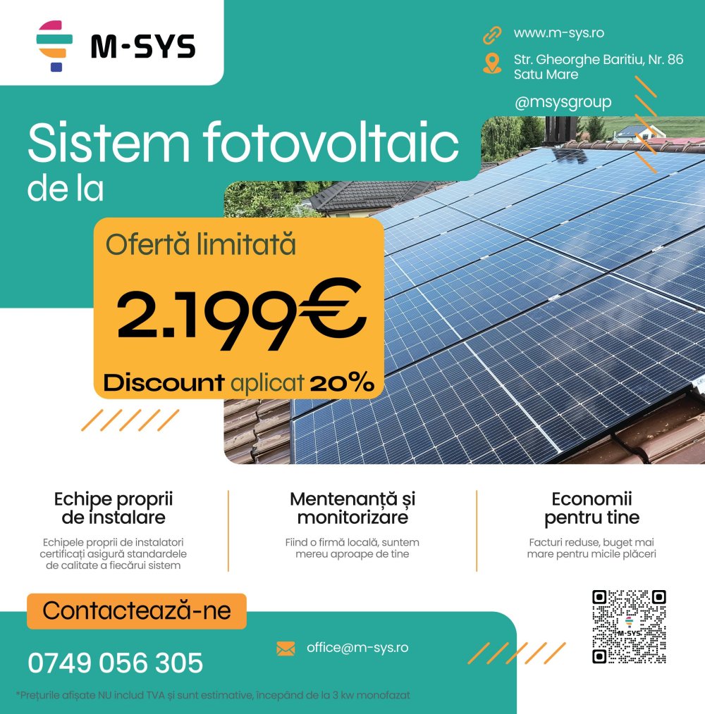 M SYS aniversează 20 de ani și oferă 20% reducere la toate serviciile în luna octombrie