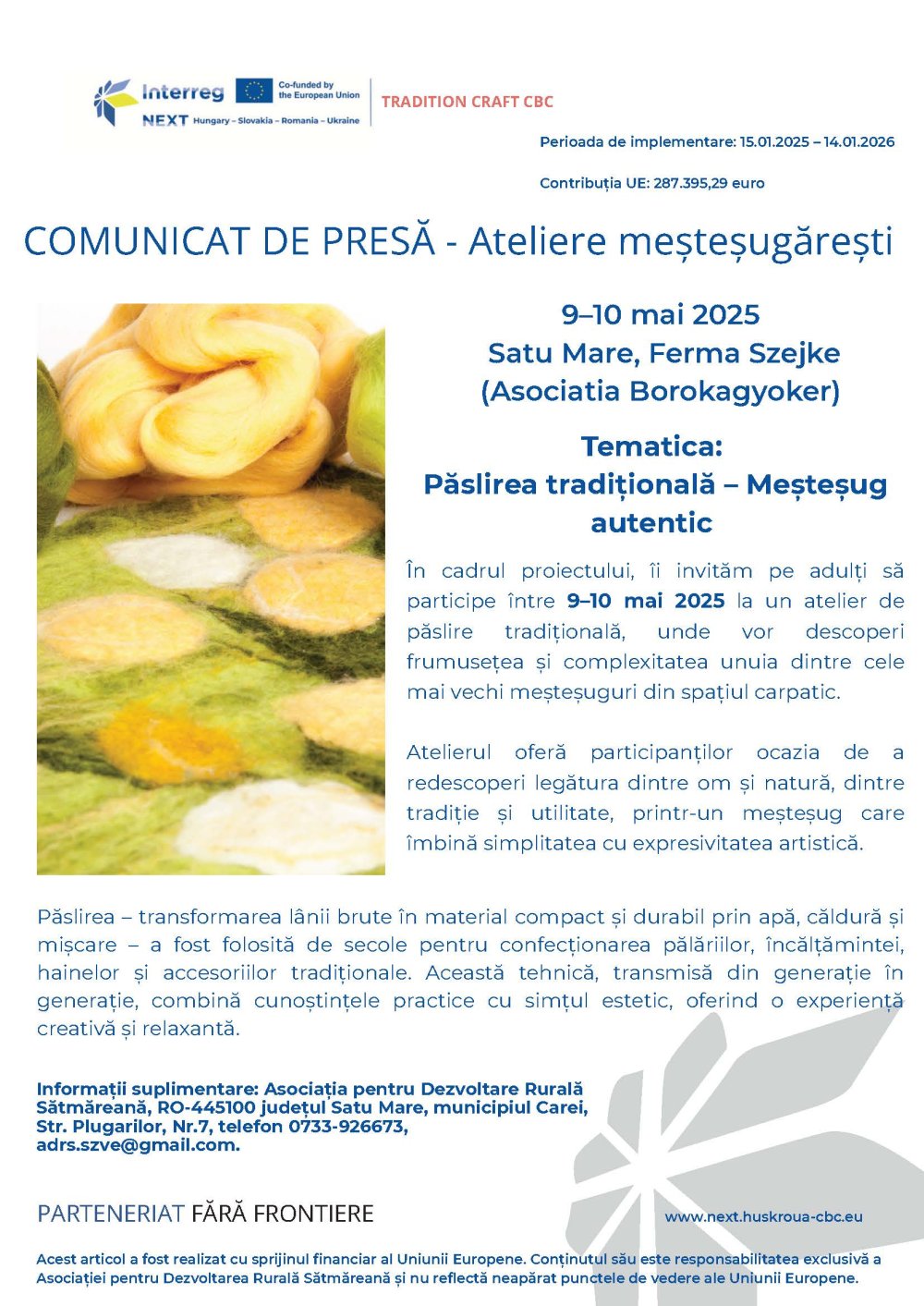 4. Comunicat de presa Ateliere mestesugarest 7. - ro-hu Păslirea tradițională – Meșteșug autentic_Page_1.jpg