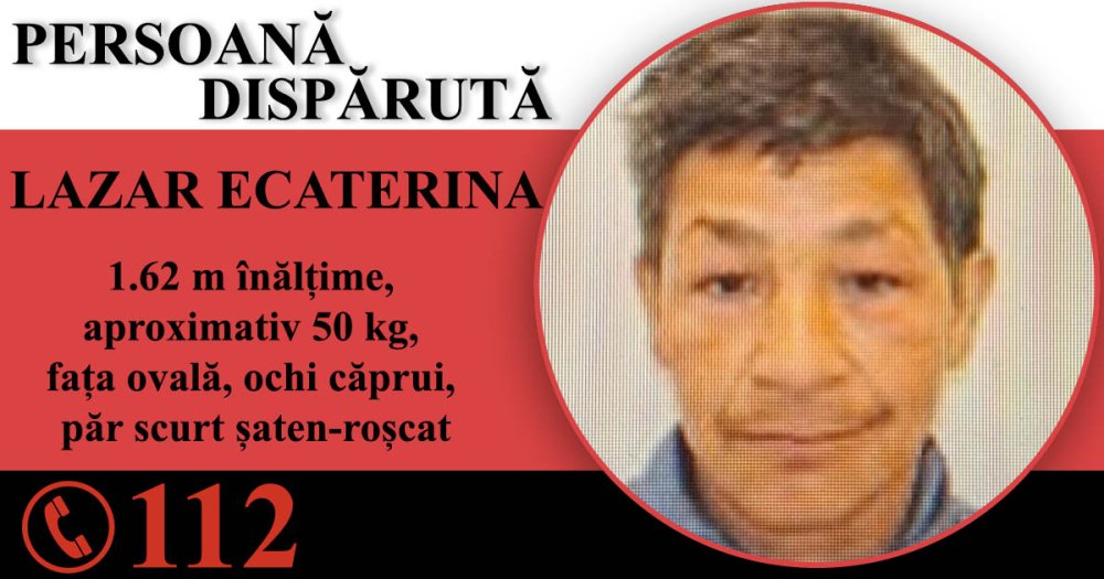 Sătmăreancă dispărută după ce a fost externată din spital. Polițiștii și familia vă cer ajutorul