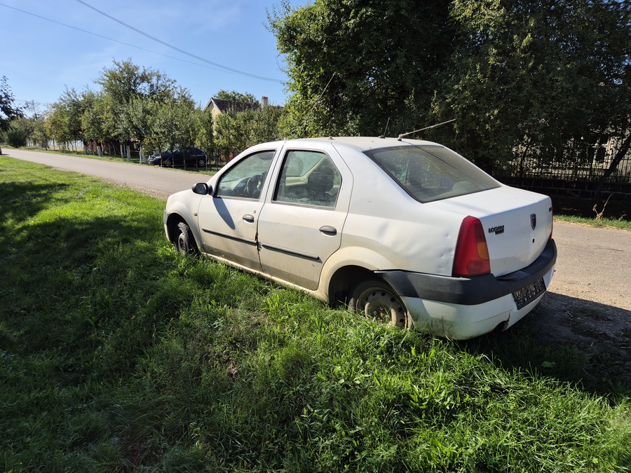 MASINA ABANDONATA spatiu verde dacia logan (1).jpg