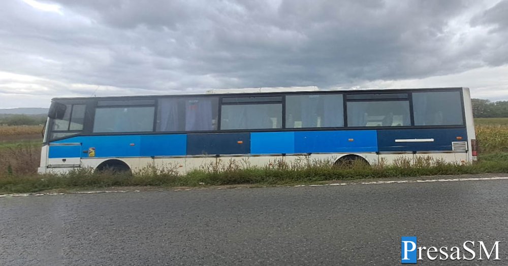 accident în Satu Mare autobuz in sant2.jpg