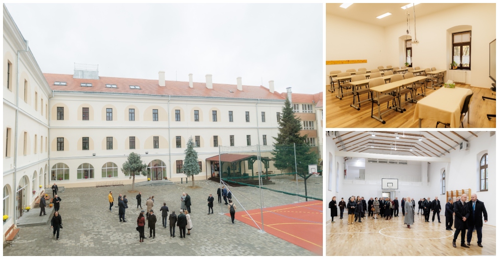 FOTOGALERIE. S-a reabilitat complet, ultramodern, o școală simbol din Satu Mare