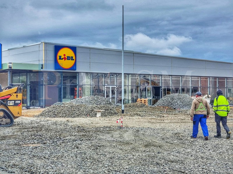 FOTO/VIDEO. UNIO dispare, LIDL răsare. Noul supermarket a prins contur