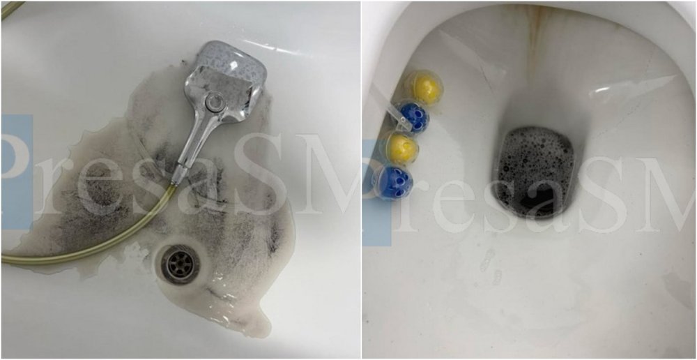 FOTO. REVOLTĂTOR. În loc de apă, unii sătmăreni primesc mizerie la robinete!