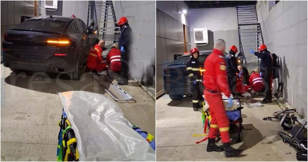 FOTO/VIDEO. Accident mortal! O sătmăreancă a dat cu mașina peste 2 persoane în scaun cu rotile și o asistentă