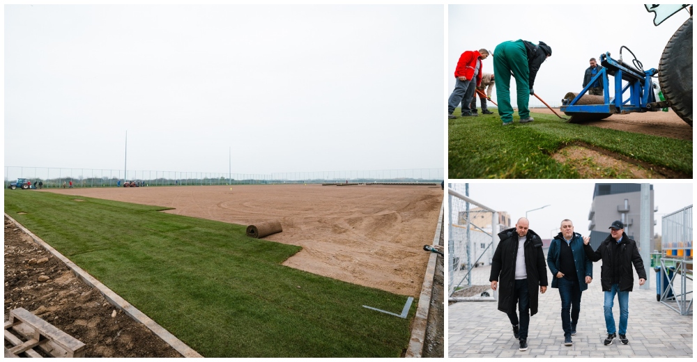 FOTO. Se construiește cea mai mare bază sportivă din regiune, în municipiul Satu Mare