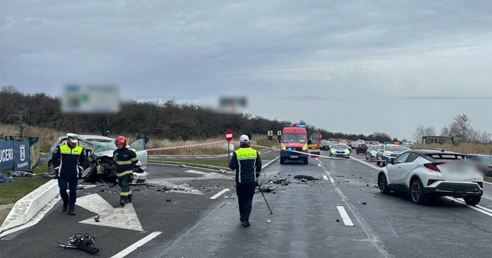 VIDEO. Accident mortal în Cluj. Momentul impactului, surprins de o cameră de bord