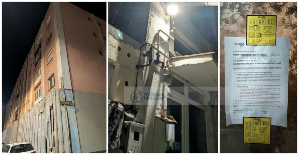 FOTO. Scurgeri de gaz într-un bloc din Satu Mare. Locatarii, disperați: „Ne riscăm viețile!”