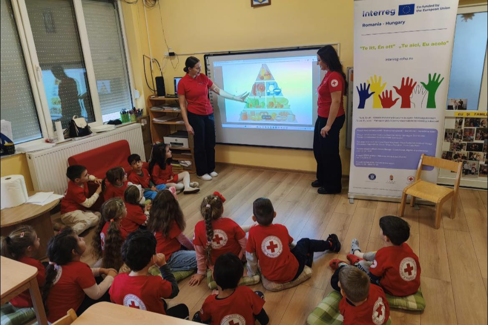 Crucea Roșie – Filiala Satu Mare anunță finalizarea proiectului „You here, Me there”