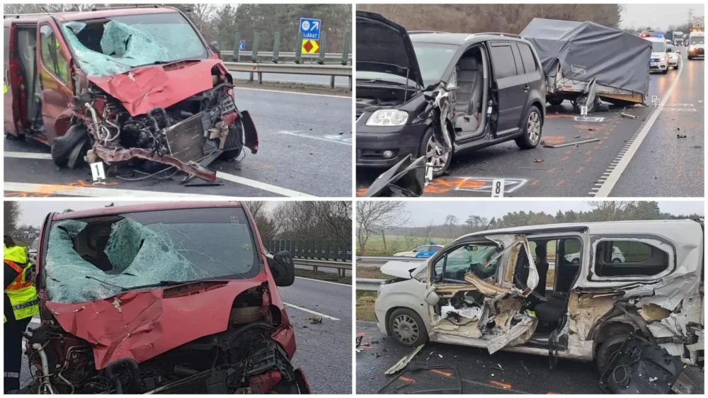 FOTO. Pompier român și polițist maghiar, uciși chiar în fața familiei, de o dubă din România