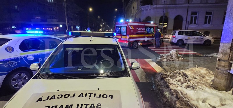 accident corvinilor pieton lovit de mașină iarnă noaptea1.jpg