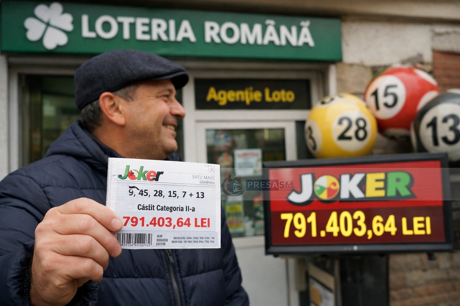 NOROC, nu glumă! Un sătmărean a câștigat o sumă uriașă la Loterie