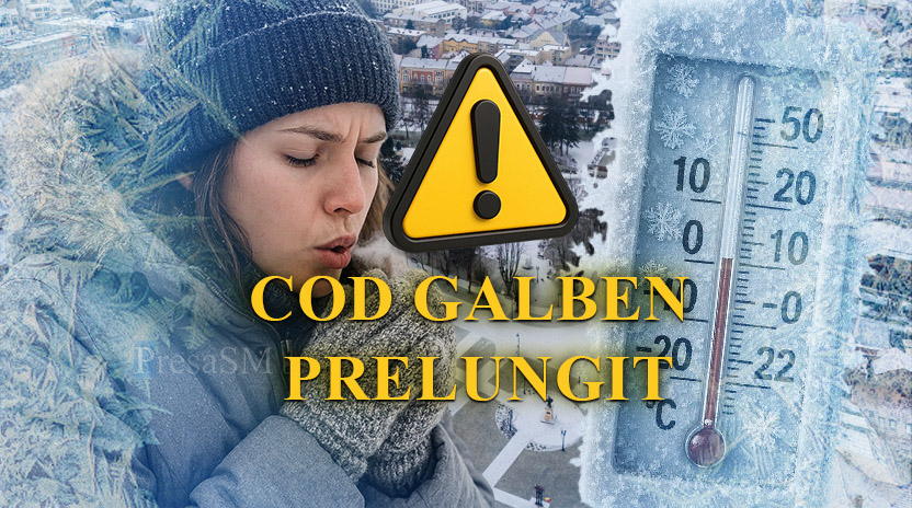 Meteorologii au prelungit Codul galben pentru Satu Mare