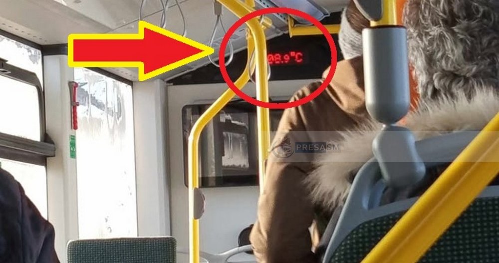 FOTO. Ger afară, ger și în unele autobuze ale Transurban. Mamă cu bebeluș: ”Eram înghețată”