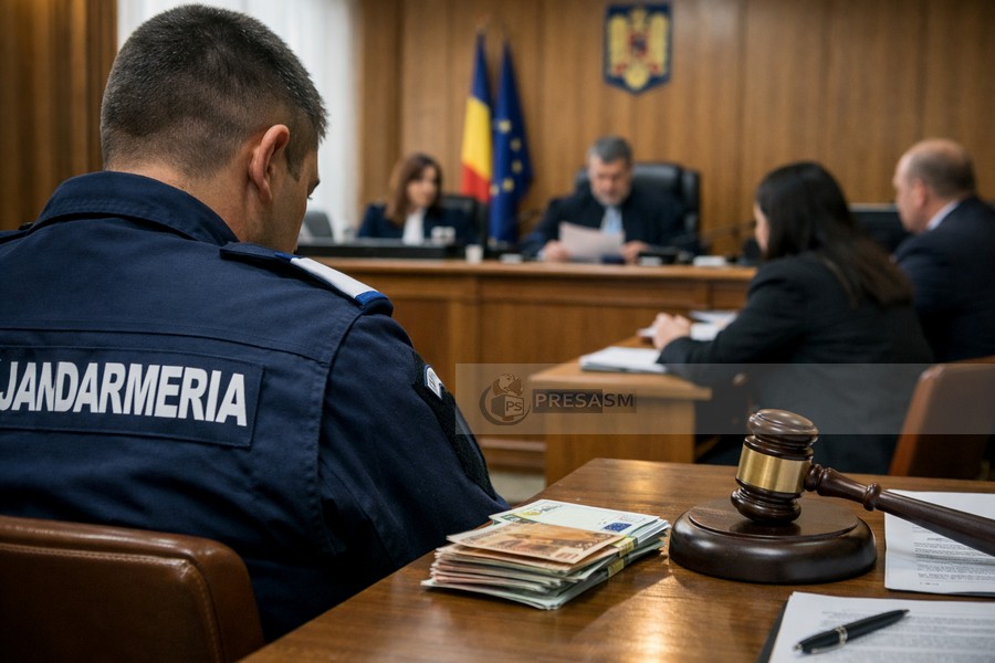Jandarm din Satu Mare, condamnat pentru agresarea unui civil, care și-ar fi bătut copilul
