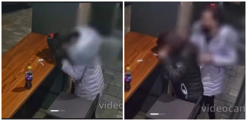 FOTO/VIDEO. Mai multe fete se droghează în public, în centrul municipiului Satu Mare