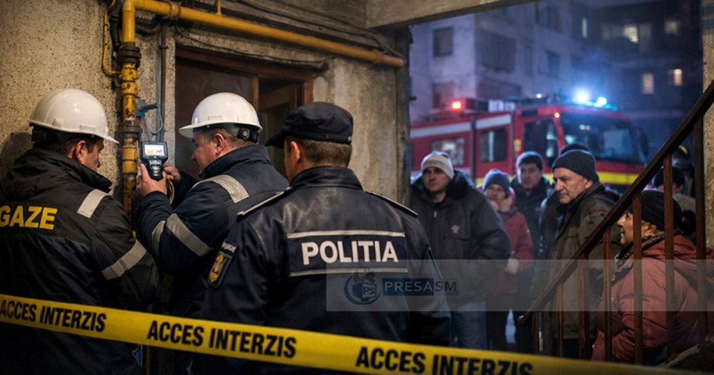 ALERTĂ. Scurgeri de gaze într-un bloc din centrul Sătmarului. Pompierii, chemați seara la intervenție