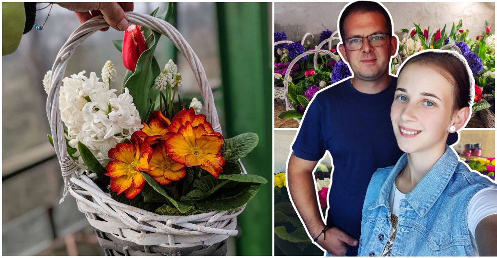  Doi soți din Satu Mare au transformat dragostea pentru flori într-o afacere la prețuri corecte
