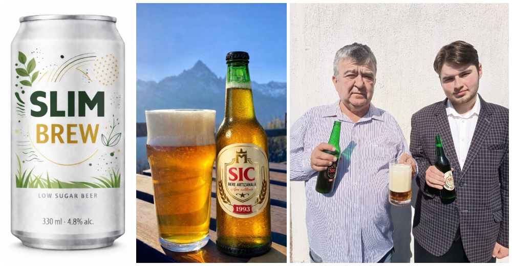 FOTO. Marius și Luca, sătmărenii care au inventat berea care nu face burtă. Un produs unic în România