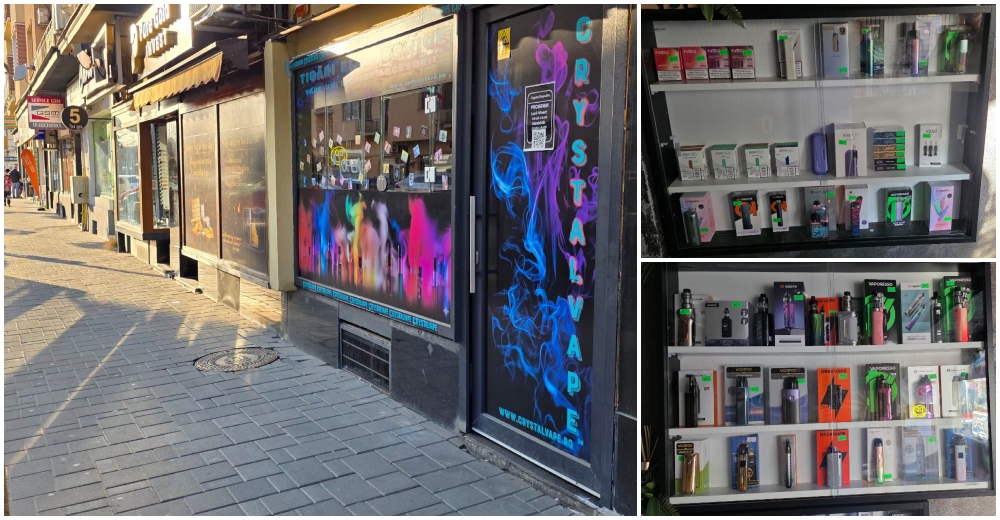 FOTO/VIDEO. CrystalVapeSM – ofertă foarte bogată pentru toți fanii vaping din Satu Mare!