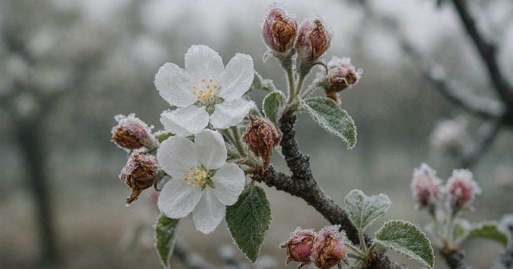 Mii de hectare, în special livezi, afectate de îngheț la Satu Mare. Se vor face verificări în teren