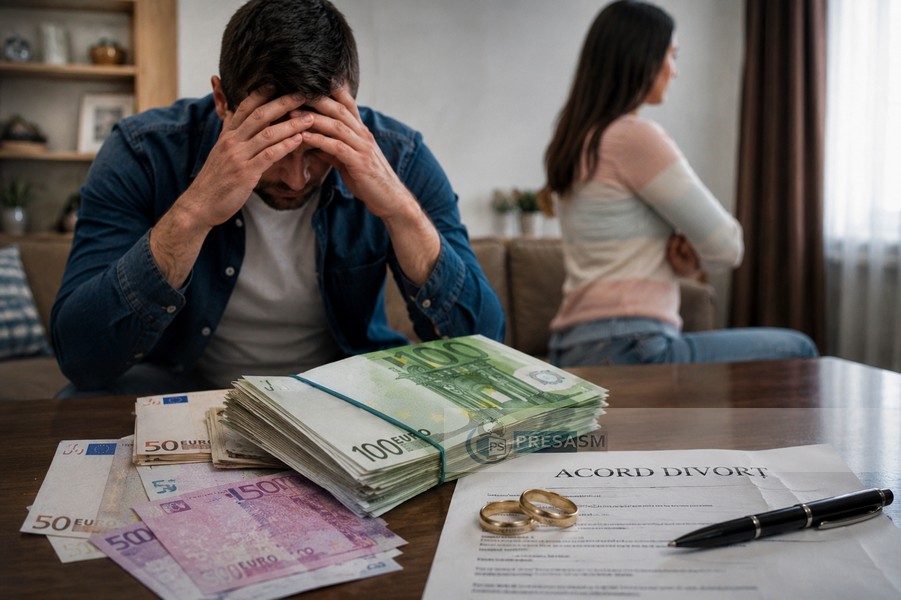 Povestea unui divorț ca-n filme, la Satu Mare. Soția, acuzată că a fugit cu 150.000 euro!
