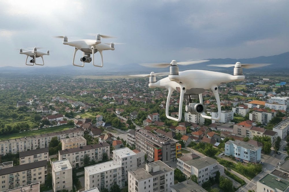 Vor zbura drone deasupra orașului Negrești-Oaș. Anunțul Primăriei