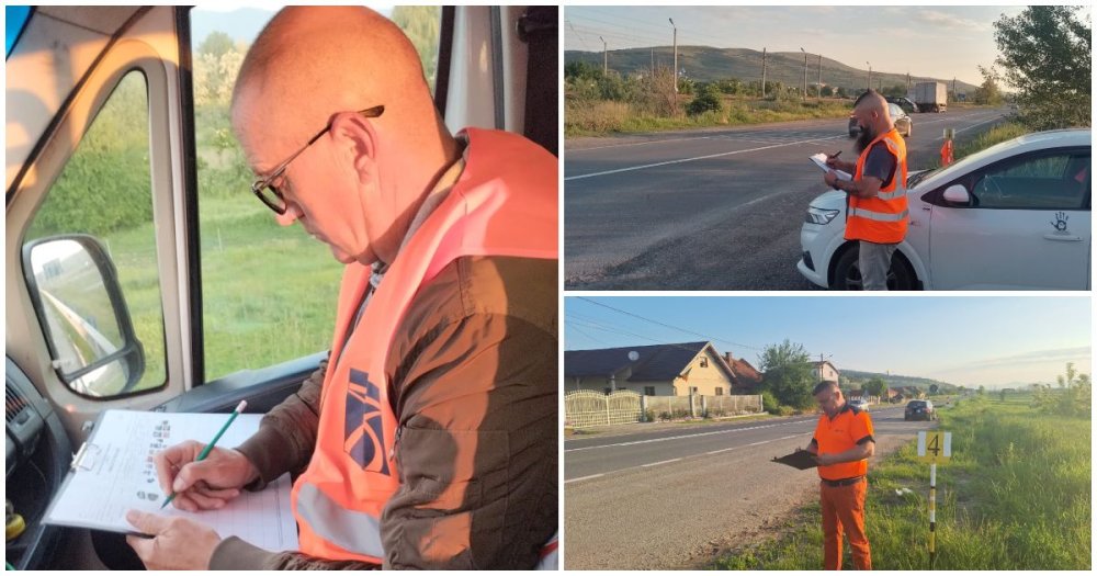 FOTO. Recensământ pe drumurile din județul Satu Mare. Se monitorizează traficul rutier